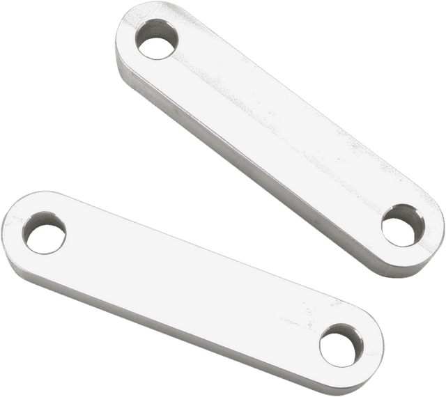 KLOCK WERKS 1410-0043 Hugger Front Fender Mounting Blocks - For 21" Wheels - Chrome