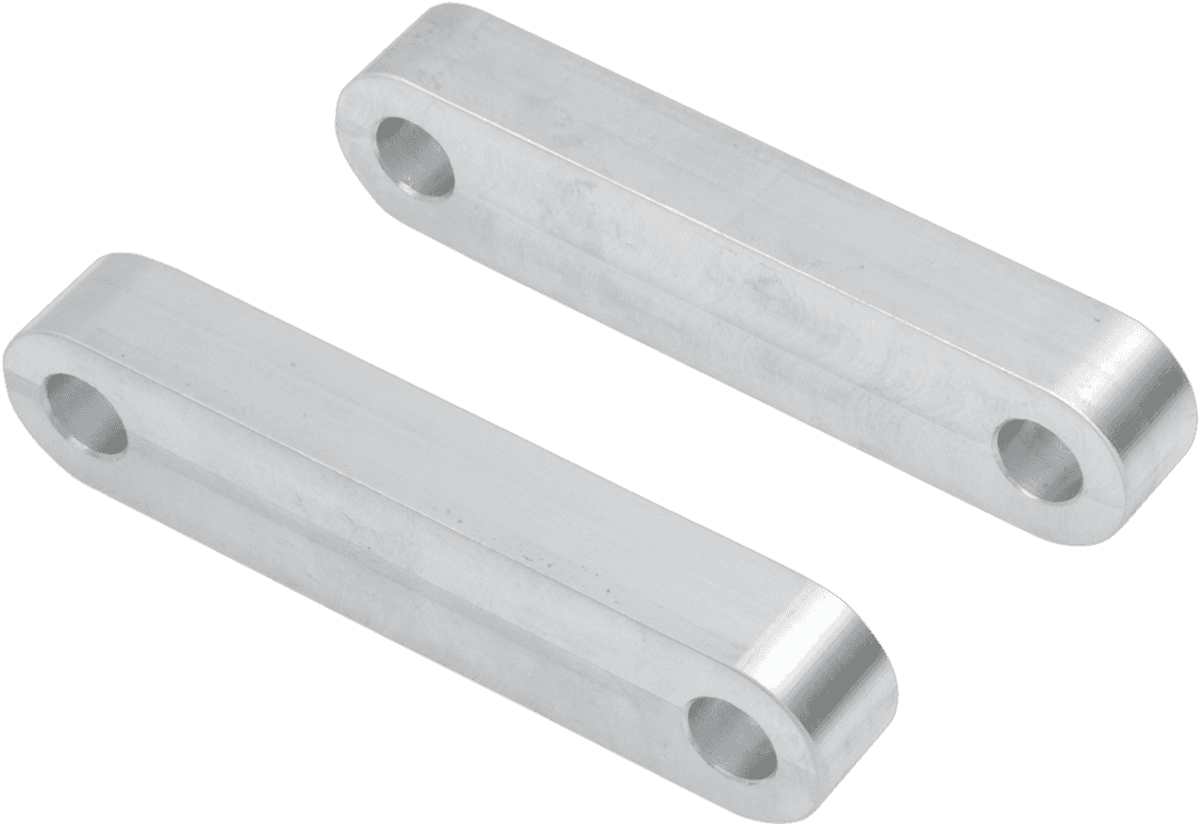 KLOCK WERKS 1410-0044 Hugger Front Fender Mounting Blocks - For 21" Wheels - Satin