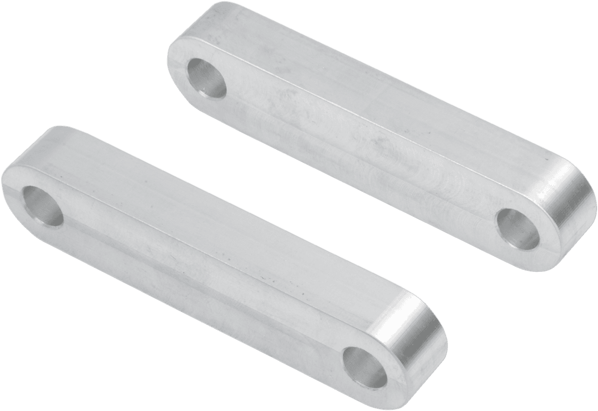 KLOCK WERKS 1410-0044 Hugger Front Fender Mounting Blocks - For 21" Wheels - Satin