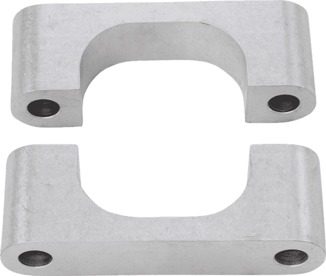 KLOCK WERKS 1410-0046 Hugger Front Fender Mounting Blocks - For 21" Wheels - Satin