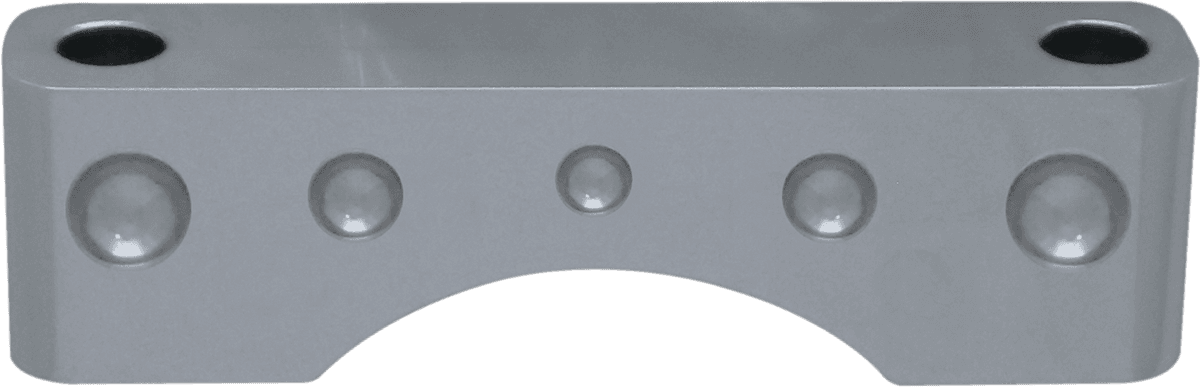 COVINGTONS 1410-0050 Front Fender Spacers - Dimpled - 1" Spacer - Chrome
