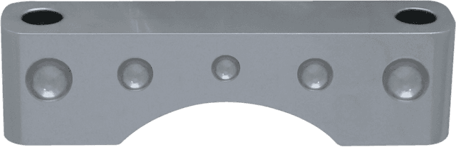 COVINGTONS 1410-0050 Front Fender Spacers - Dimpled - 1" Spacer - Chrome