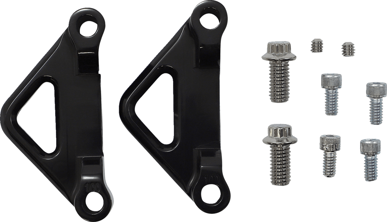 ACCUTRONIX 1410-0058 Hot Legs/Bagger Legs Fender Spacer - Black - 1" Spacer - For 6" Width Fender