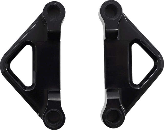ACCUTRONIX 1410-0060 Hot Legs/Bagger Legs Fender Spacers - Black - 1.25" Spacer - For 5-1/2" Width Fender