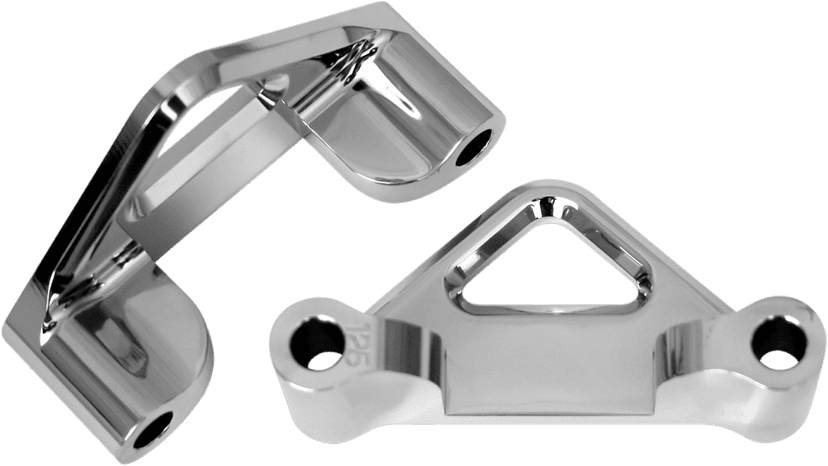 ACCUTRONIX 1410-0061 Hot Legs/Bagger Legs Fender Spacers - Chrome - 1.25" Spacer - For 5-1/2" Width Fender