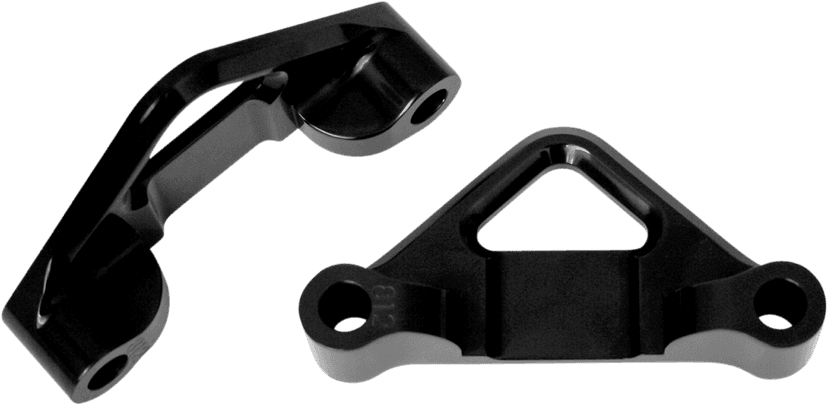 ACCUTRONIX 1410-0062 Hot Legs/Bagger Legs Fender Spacers - Black - 0.8125" Spacer - For 6-3/8" Width Fender