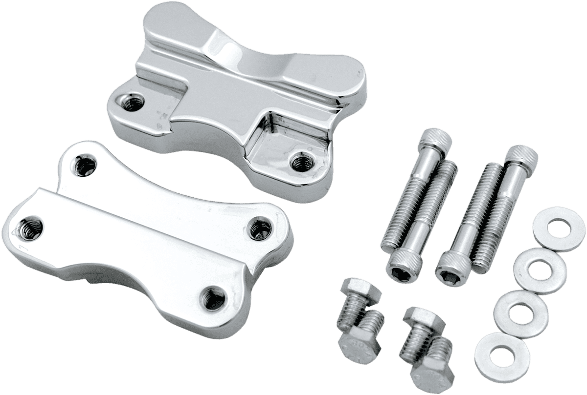 DRAG SPECIALTIES 1410-0066 Fender-To-Fork Adapters - Chrome