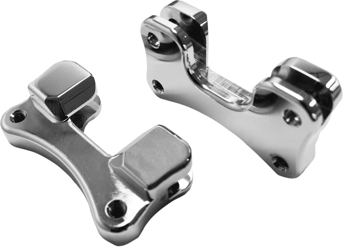 DRAG SPECIALTIES 1410-0095 Fender-To-Fork Adapters - Chrome