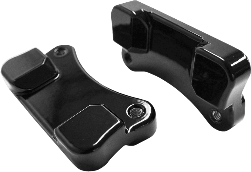 DRAG SPECIALTIES 1410-0098 Fender-To-Fork Adapters - Black — image 1 of 2