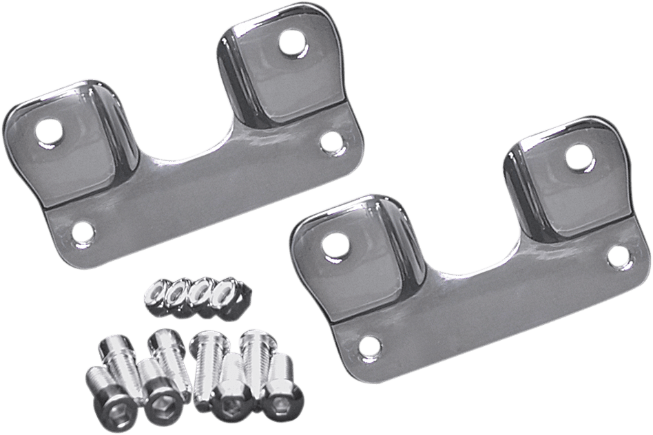 COVINGTONS 1410-0113 Front Fender Relocator - Chrome - Touring '14-'23