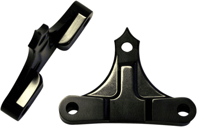 ACCUTRONIX 1410-0115 Hot Legs/Bagger Legs Fender Spacers - Black - 0.4375" Spacer - For 6-3/8" Width Fender — image 2 of 2
