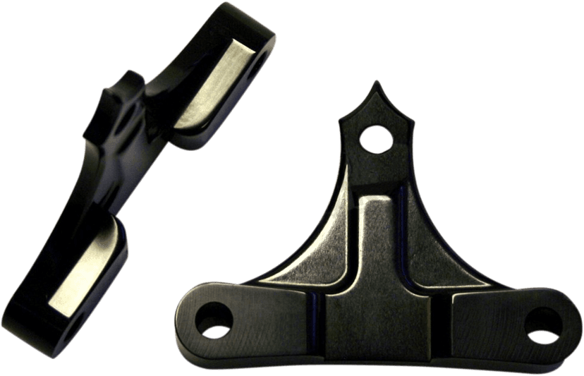 ACCUTRONIX 1410-0115 Hot Legs/Bagger Legs Fender Spacers - Black - 0.4375" Spacer - For 6-3/8" Width Fender — image 2 of 2