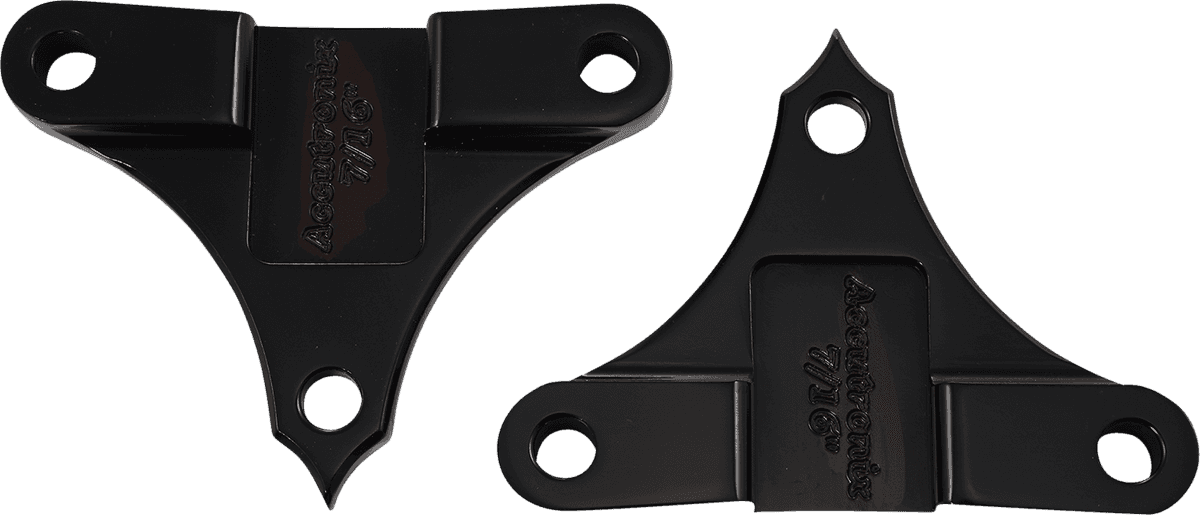 ACCUTRONIX 1410-0115 Hot Legs/Bagger Legs Fender Spacers - Black - 0.4375" Spacer - For 6-3/8" Width Fender