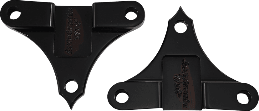 ACCUTRONIX 1410-0115 Hot Legs/Bagger Legs Fender Spacers - Black - 0.4375" Spacer - For 6-3/8" Width Fender — image 1 of 2