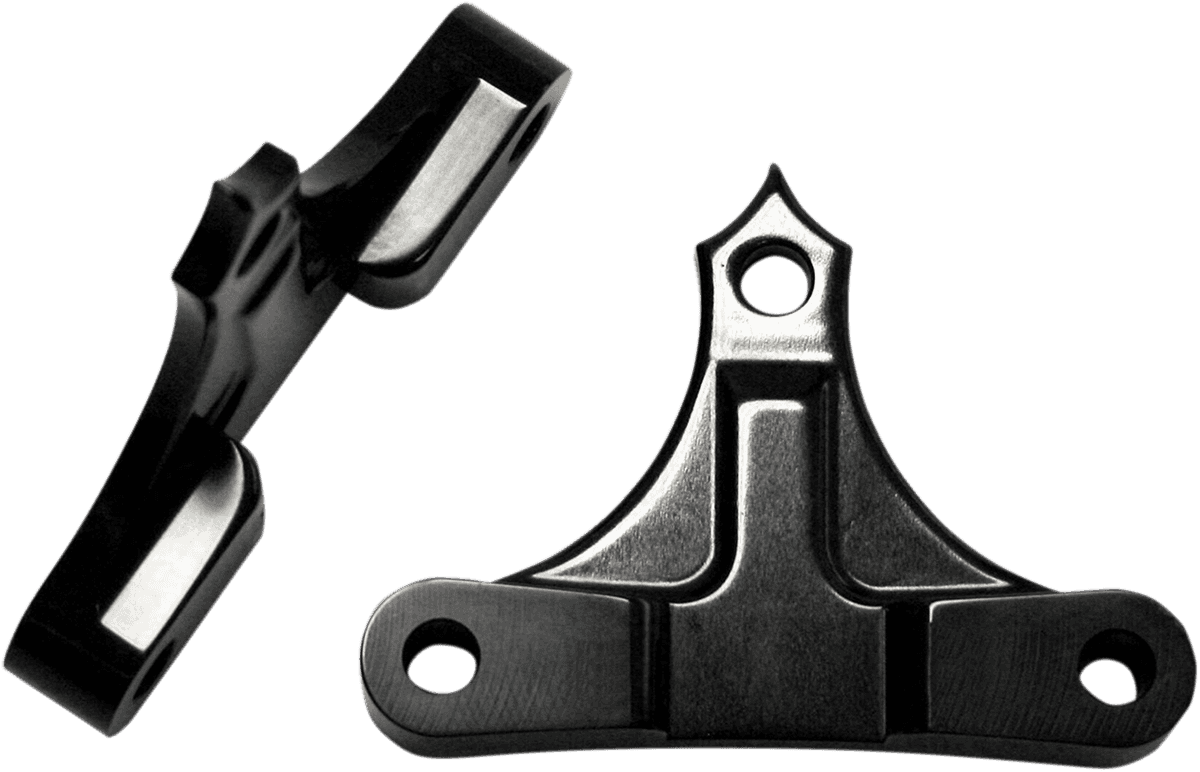 ACCUTRONIX 1410-0117 Hot Legs/Bagger Legs Fender Spacers - Black - 0.625" Spacer - For 6" Width Fender