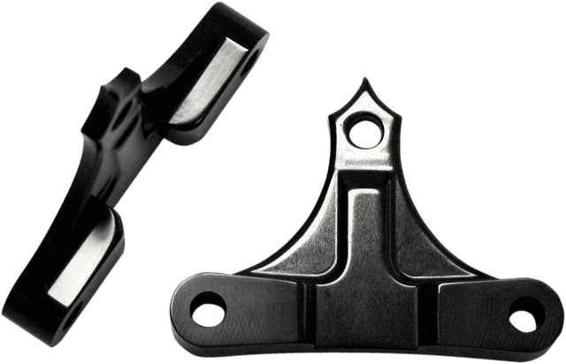 ACCUTRONIX 1410-0117 Hot Legs/Bagger Legs Fender Spacers - Black - 0.625" Spacer - For 6" Width Fender