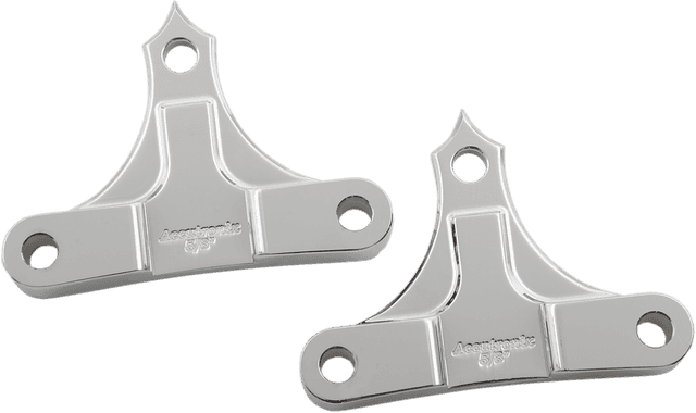 ACCUTRONIX 1410-0118 Hot Legs/Bagger Legs Fender Spacers - Chrome - 0.625" Spacer - For 6" Width Fender