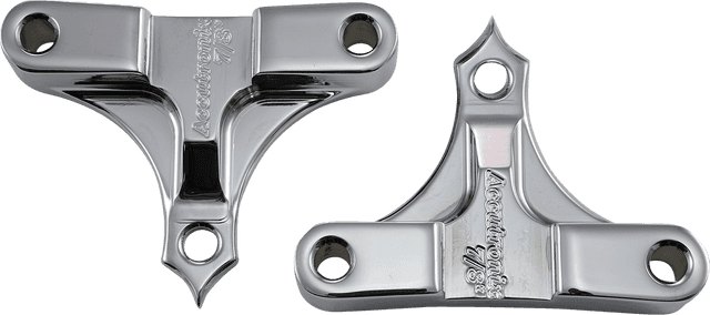 ACCUTRONIX 1410-0120 Hot Legs/Bagger Legs Fender Spacers - Chrome - 0.875" Spacer - For 5-1/2" Width Fender