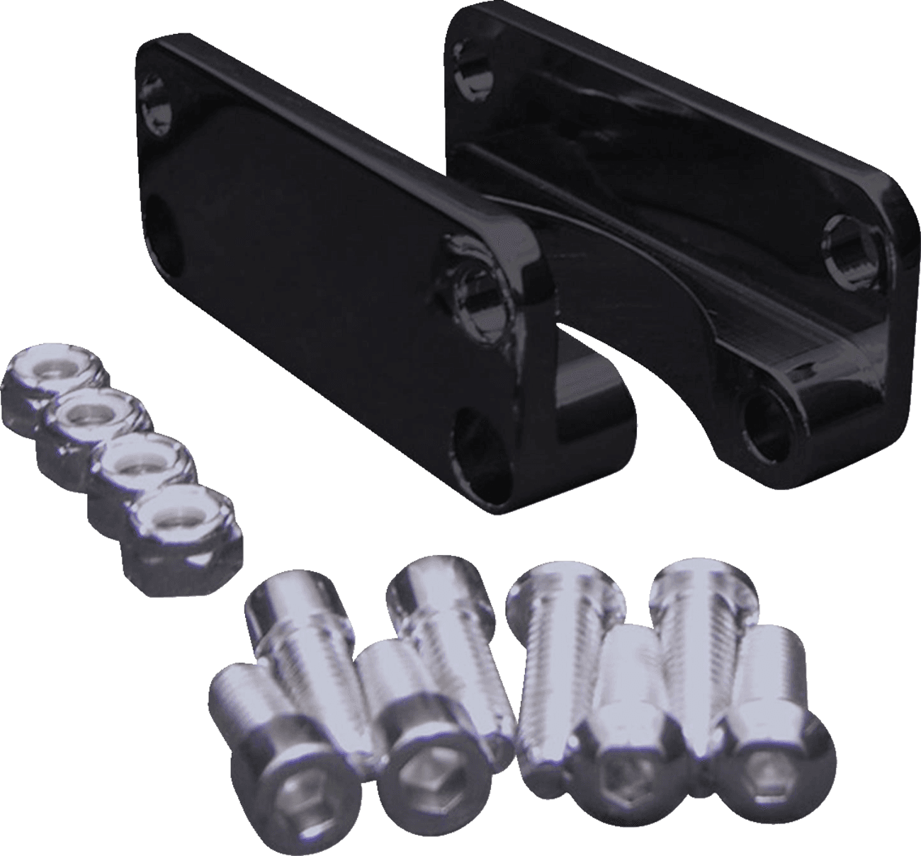 COVINGTONS 1410-0165 Front Fender Relocator - Black - Touring '03-'13