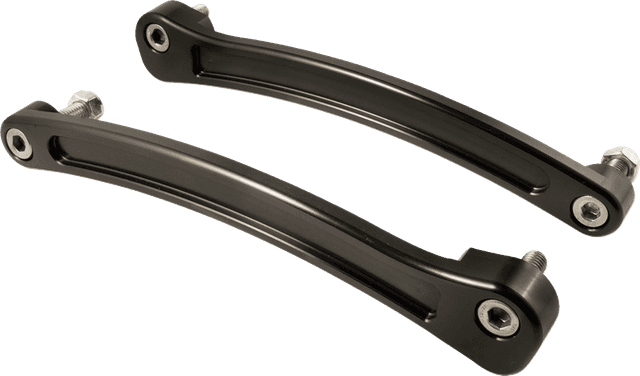 JOKER MACHINE 1412-0014 Fender Side Rails - Black - Indian Scout — image 1 of 6