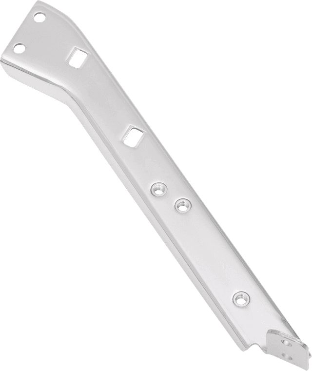 DRAG SPECIALTIES 1413-0012 Right Saddlebag Rail Support Bracket - Chrome
