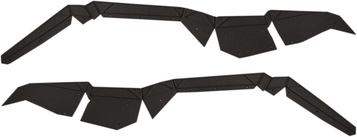 POWERMADD 1420-0084 Fender Flare Extension Kit - Rear - Polaris - RZR '09-'14