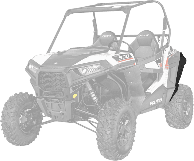 POWERMADD 1420-0088 Fender Flare Extension Kit - Rear - Polaris - RZR '16-'25 — image 2 of 2
