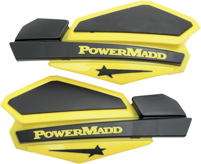 POWERMADD 14206X Star Series Handguards - Suzuki Yellow/Black