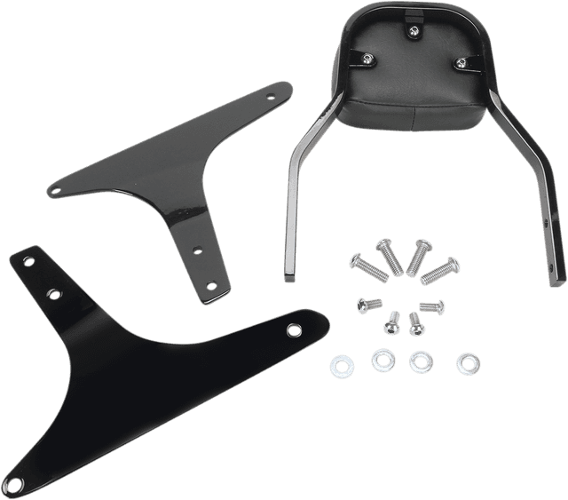 COBRA 1501-0452 Mini Sissy Bar - Black - Softail — image 3 of 3