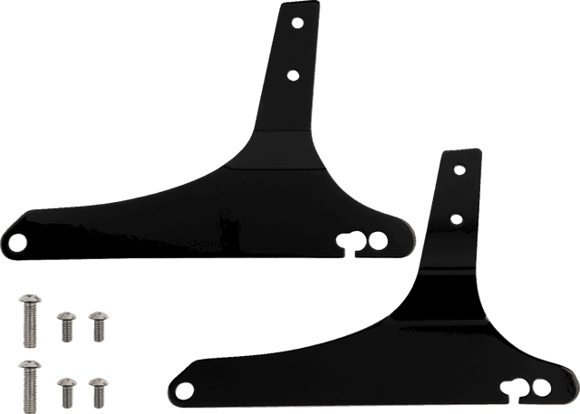 COBRA 1501-0458 Standard Sissy Bar - Black - Dyna — image 2 of 3