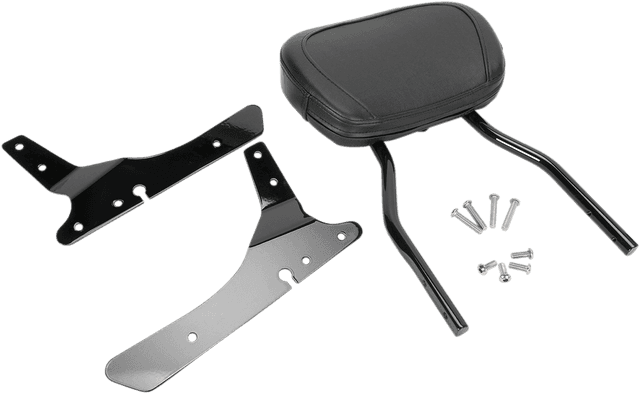 COBRA 1501-0469 Round Sissy Bar - Short - Black - Sportster — image 3 of 3