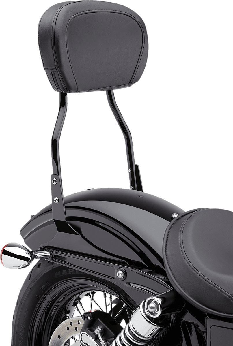 COBRA 1501-0469 Round Sissy Bar - Short - Black - Sportster