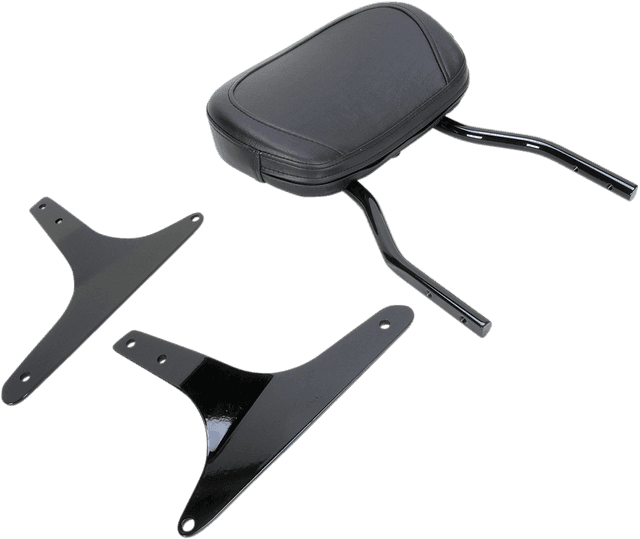 COBRA 1501-0472 Round Sissy Bar - Standard - Black - Softail — image 1 of 5