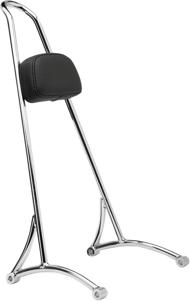 BURLY BRAND 1501-0514 20" Tall Sissy Bar - Chrome - HD Sportster '04-'22