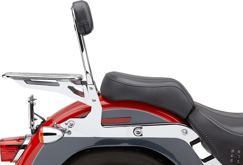 COBRA 1501-0555 Backrest Kit - 14" - Chrome - Softail — image 5 of 5