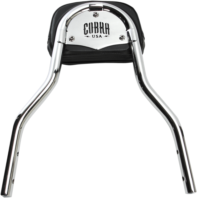 COBRA 1501-0557 Backrest Kit - 14" - Chrome - Softail — image 4 of 4