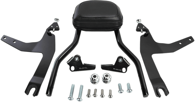 COBRA 1501-0558 Backrest Kit - 14" - Black - Softail — image 2 of 3