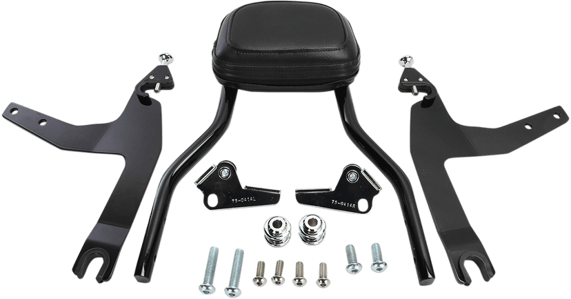 COBRA 1501-0558 Backrest Kit - 14" - Black - Softail — image 2 of 3
