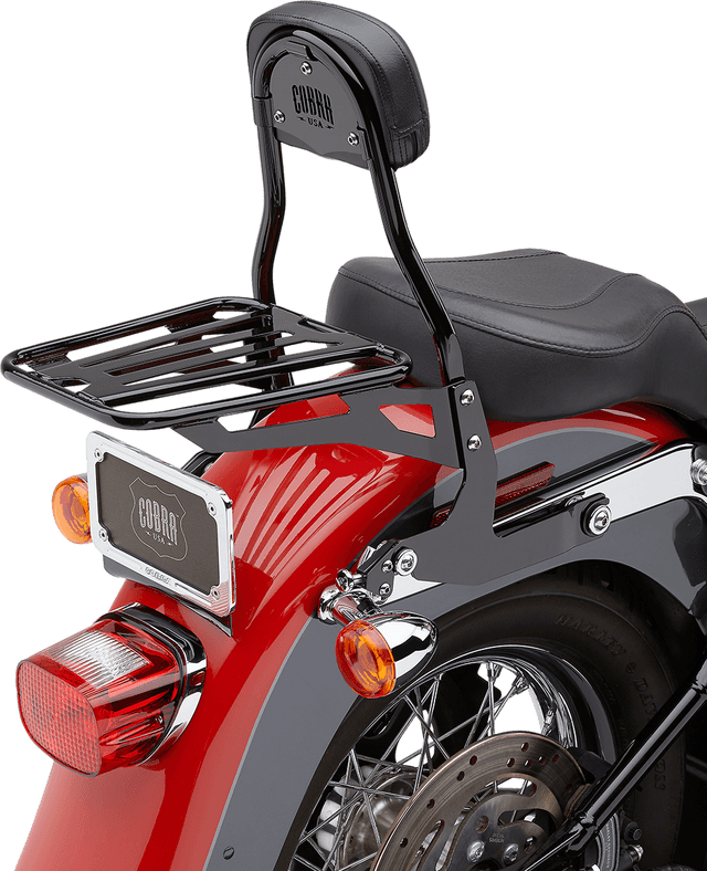 COBRA 1501-0558 Backrest Kit - 14" - Black - Softail — image 3 of 3
