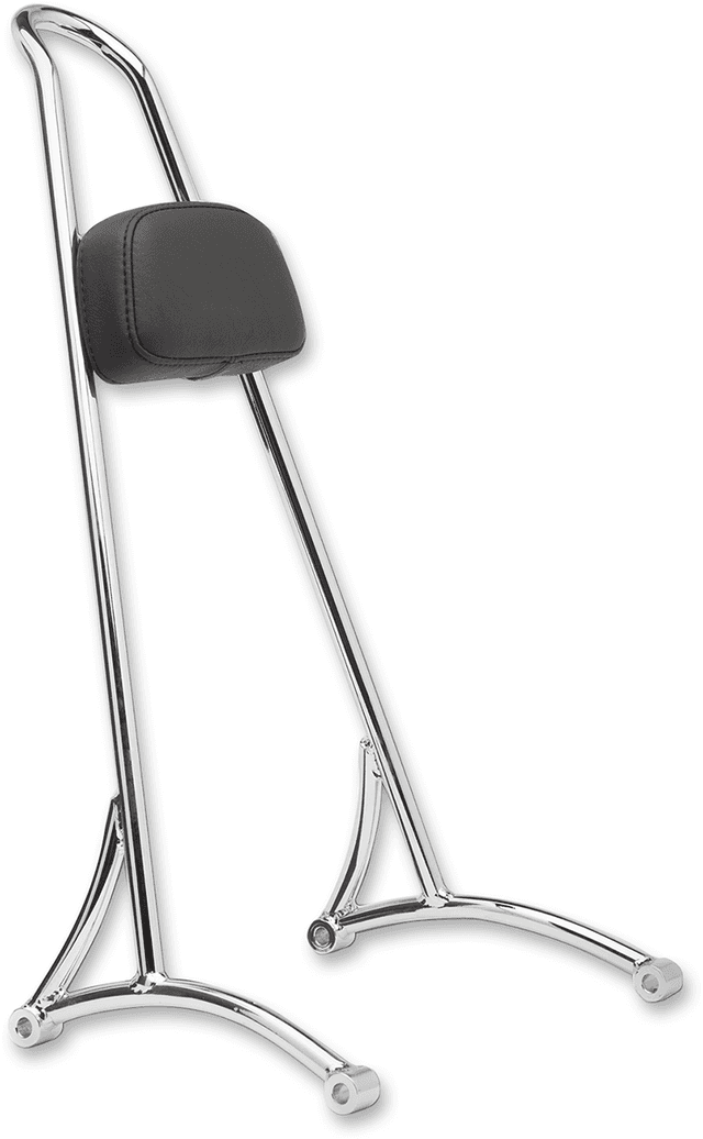 BURLY BRAND 1501-0566 20" Tall Sissy Bar - Chrome - HD Sportster '94-'03