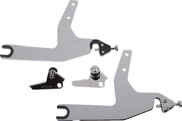 COBRA 1501-0569 Backrest Kit - 11" - Chrome - Softail — image 2 of 4