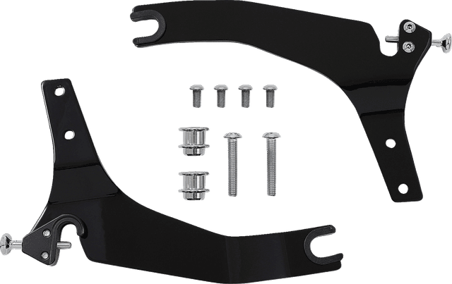 COBRA 1501-0574 Backrest Kit - 11" - Black - Dyna — image 3 of 3