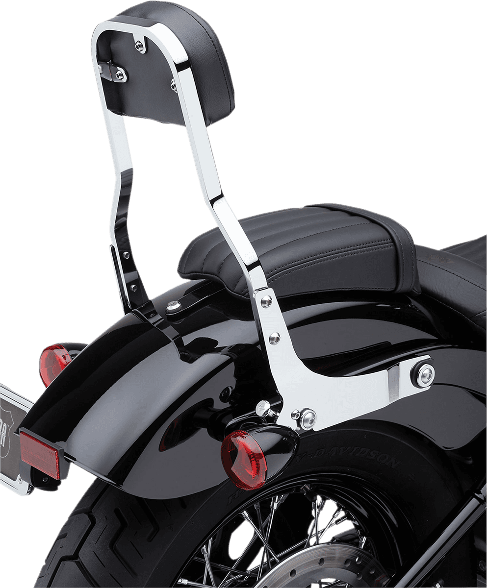 COBRA 1501-0579 Backrest Kit - 14" - Chrome - Softail