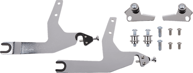 COBRA 1501-0593 Backrest Kit - 14" - Black - Softail — image 2 of 3