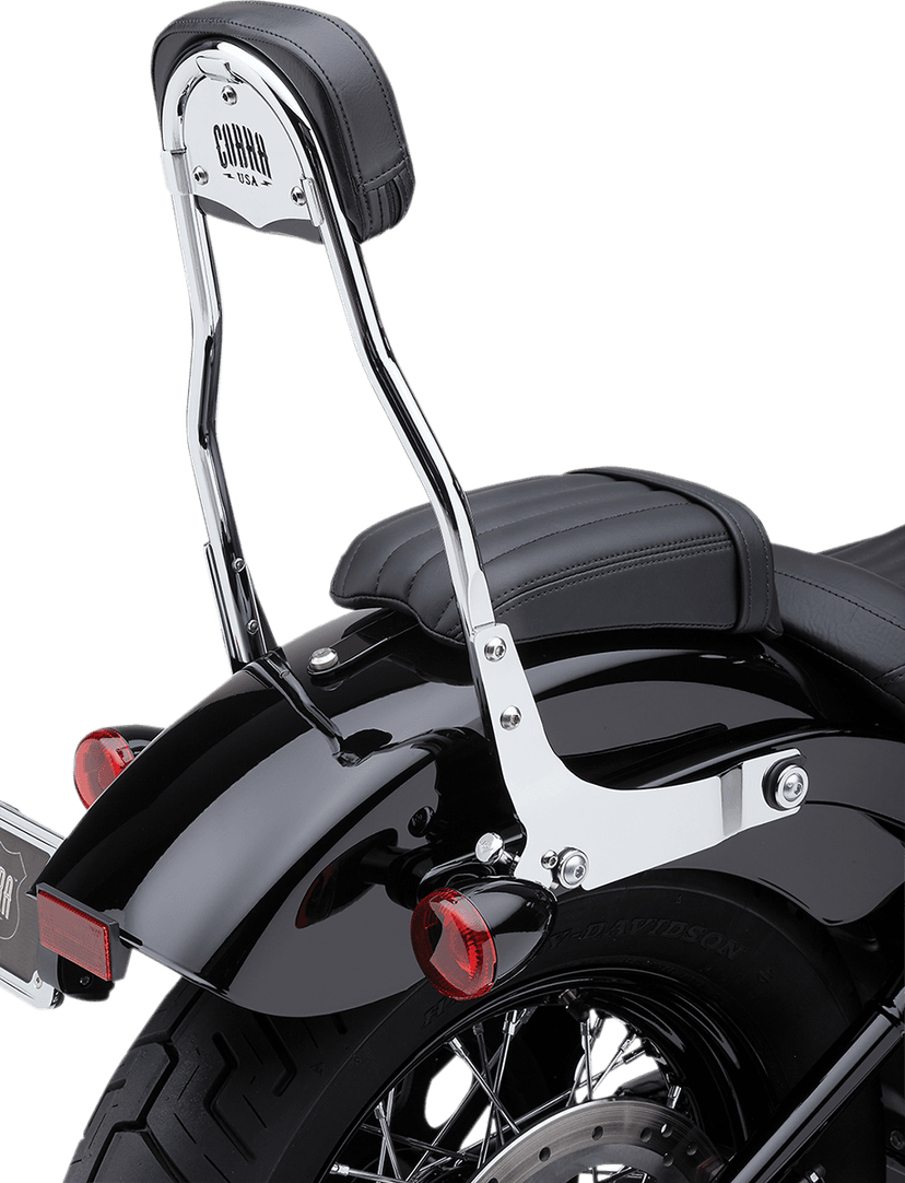 COBRA 1501-0601 Backrest Kit - 14" - Chrome - FLHC/S — image 4 of 4