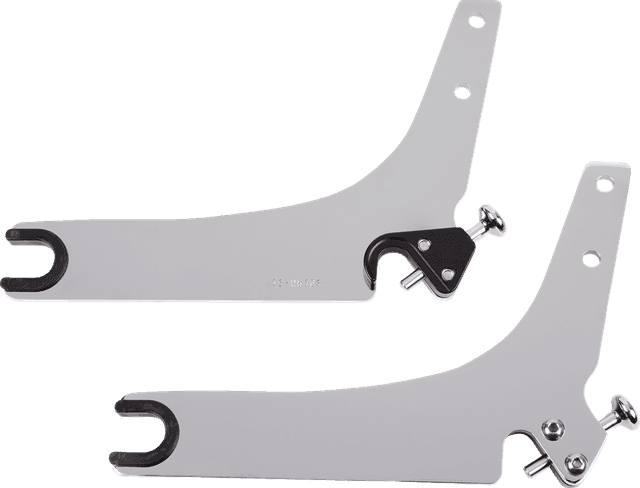 COBRA 1501-0601 Backrest Kit - 14" - Chrome - FLHC/S — image 3 of 4