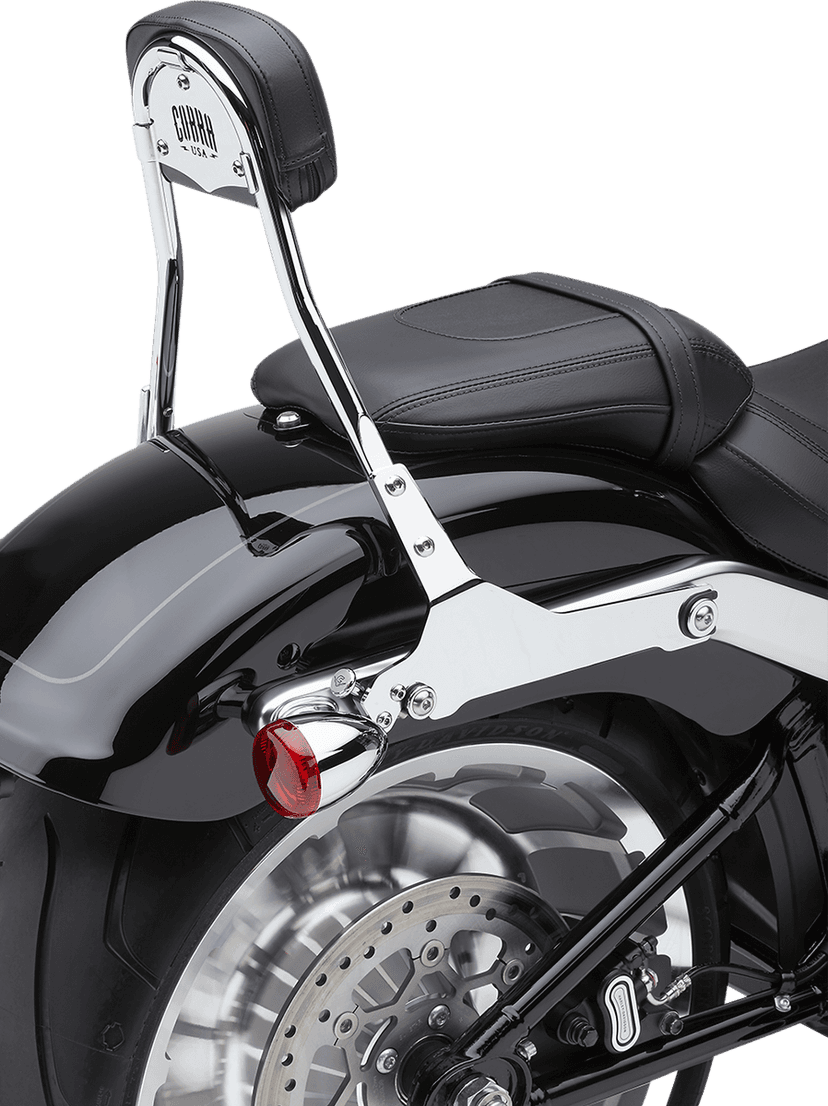 COBRA 1501-0607 Backrest Kit - 14" - Chrome - Softail — image 3 of 3