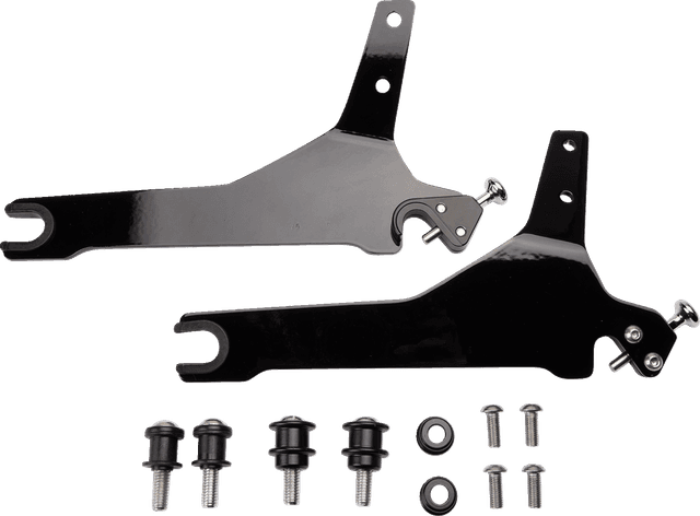 COBRA 1501-0608 Backrest Kit - 14" - Black - Softail — image 2 of 3