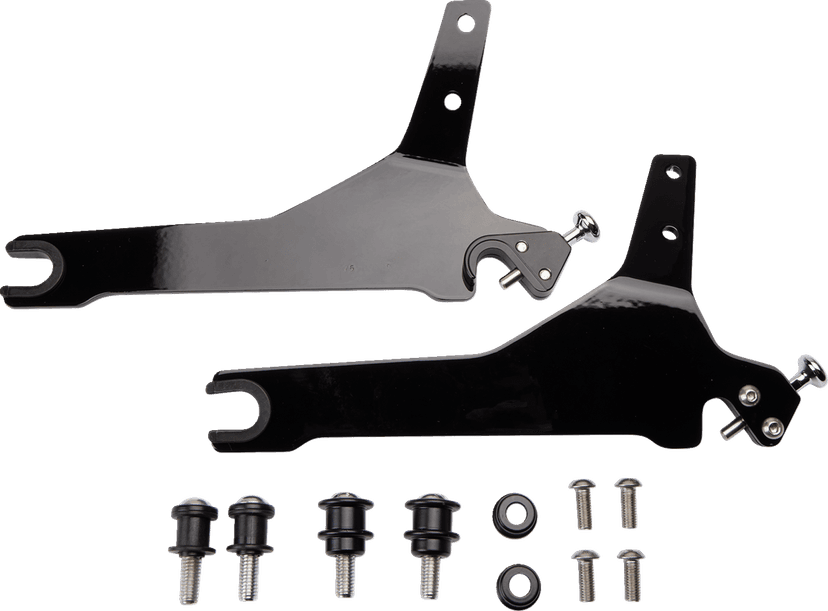 COBRA 1501-0608 Backrest Kit - 14" - Black - Softail — image 2 of 3