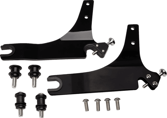 COBRA 1501-0612 Backrest Kit - 14" - Black - FXLR — image 2 of 3